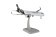 Air New Zealand Airbus A321 white-black livery ZK-NNB gears & stand Hogan HG11694G scale 1:200