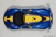 Blue McLaren P1 GTR Metallic with yellow stripes die-cast AUTOart 81542 scale 1:18