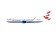 British Airways Boeing 737--8 Max ZS-ZCB With Stand Inflight/ARD ARDBA42 Scale 1:200 