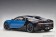 Rear Bugatti Chiron 2017 French Racing Blue/Atlantic Blue AUTOart 70993 scale 1:18