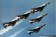 Set of Six USAF Thunderbirds F-4e Phantom Era Set Hogan HG60005 Scale 1:200