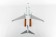 WestJet Boeing 737-Max8 Wood stand and Gears Skymarks Supreme SKR8265 Scale 1:100
