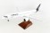 Lufthansa Airbus A321neo X-Large Model Skymarks Supreme SKR8429 With Wooden Stand and Gears Scale 1:100