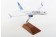 United Boeing 737-800 New Livery N37267 wood stand Skymarks SKR5166 scale 1-130