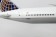 Rear detail registration United Boeing 777-300 N58031 stand & gears Skymarks Supreme SKR9403 scale 1:100