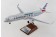 X-Large American Airbus A321 Medal of Honor N167AN Skymarks Supreme SKR8428 With Wooden Stand and Gears Scale 1:100