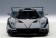 Front View Pagani Zonda Revolution Blue-Black Carbon Fiber Red Stripe 78273 AUTOart scale 1:18