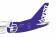 Australian Airline Bonza Boeing 737 MAX 8 White Winglets 'Allstralia' VH-UJT NG Models 88010 Scale 1:400