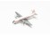 Turkish Airlines Vickers Viscount 700 TC-SES HE572866 Die-Cast Herpa Wings Scale 1:200