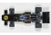 Lotus 72E 1973 Emerson Fittipladi #1 Black With Driver Figure Racing AUTOart 87328 Scale 1:18