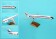 Delta MD-80 1/100 Widget W/WOOD Stand & Gear SkyMarls SKR8602 Scale 1:100
