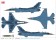 Japan Mitsubishi F-2B 21st Squadron, JASDF, April 2012 1:72 