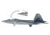 USAF F-22 With Open or Closed Canopy Option Die Cast Hogan HG60395 Scale 1:200 