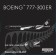 Air New Zealand  all black  Boeing B777-300ER ZK-OKQ Phoenix Model Diecast 20136 Scale 1:200 