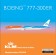 KLM Airlines Orange Boeing B777-300ER PH-BVA Phoenix Model Diecast 20137 Scale 1:200 