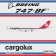 Cargolux Boeing 747-8F Cargo Reg# LX-VCJ  11107 Phoenix Scale 1:400