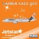 Jetstar Singapore A320-200  Sharklets 9V-JSS Phoenix Model Scale 1:400