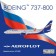 SALE! Aeroflot Boeing 737-800 Winglets VP-BRF Phoenix 10831 scale 1:400